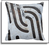 Black Out - Urban Vibe Collection 16 x 16 Throw Pillow